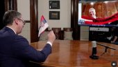 SREĆNO PRIJATELJI MOJI, SVE NAJBOLJE: Austrijski kancelar poželeo sreću predsedniku Vučiću uoči fudbalske utakmice (FOTO)