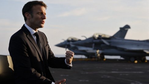 ФРАНЦУСКА ВОЈНА НЕЗАВИСНОСТ НА ИСПИТУ Макрон : Нови носач авиона Слободна Француска коштаће скоро 10 милијарди евра