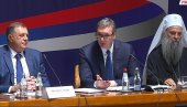 ДА НИЈЕ БИЛО РАТОВА БИЛО БИ НАС ВИШЕ НЕГО ХОЛАНЂАНА Вучић на Свесрпском сабору: Мир је наш основни интерес
