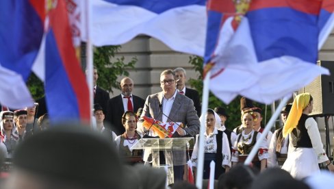ZAVET POD TROBOJKOM: Ne damo ni Kosovo ni Srpsku ZAVET POD TROBOJKOM: Ne damo ni Kosovo ni Srpsku