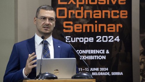 VUK RADOVIĆ: Milenijum tim očistio 37 miliona kvadratnih metara površine od neeksplodiranih ubojnih sredstava u Srbiji VUK RADOVIĆ: Milenijum tim očistio 37 miliona kvadratnih metara površine od neeksplodiranih ubojnih sredstava u Srbiji
