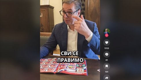 NE ZNAM, LJUDI, JESTE LI PRIMETILI... Hit-snimak! Vučić popunjava album sa sličicama za EURO 2024 i ne skriva želju nacije (VIDEO) NE ZNAM, LJUDI, JESTE LI PRIMETILI... Hit-snimak! Vučić popunjava album sa sličicama za EURO 2024 i ne skriva želju nacije (VIDEO)