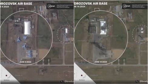 DETALJI MASOVNOG NAPADA NA RUSKU VAZDUŠNU BAZU: Glavne mete bile klizne bombe i Su-34 (FOTO) DETALJI MASOVNOG NAPADA NA RUSKU VAZDUŠNU BAZU: Glavne mete bile klizne bombe i Su-34 (FOTO)