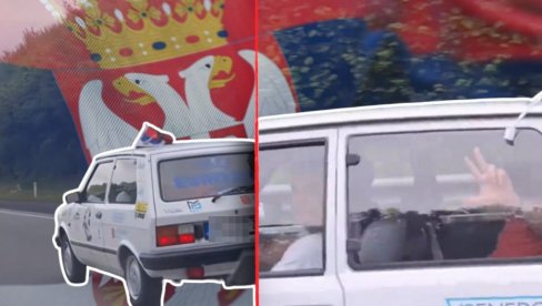 BRAVO SRBI! Brendirali Jugića, pa iz Vrnjačke Banje krenuli da podrže Orlove, vidite i kako (VIDEO) BRAVO SRBI! Brendirali Jugića, pa iz Vrnjačke Banje krenuli da podrže Orlove, vidite i kako (VIDEO)