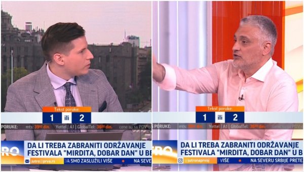 ЧЕДА ЈОВАНОВИЋ НАПРАВИО ХАОС У СТУДИЈУ! Напао водитеља, па му поручио: Мирдита и треба да буде на Видовдан! ЧЕДА ЈОВАНОВИЋ НАПРАВИО ХАОС У СТУДИЈУ! Напао водитеља, па му поручио: Мирдита и треба да буде на Видовдан!