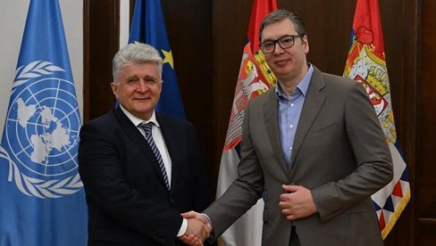 VUČIĆ SA MIROSLAVOM JENČOM: Što hitnije formirati Zajednicu srpskih opština (FOTO) VUČIĆ SA MIROSLAVOM JENČOM: Što hitnije formirati Zajednicu srpskih opština (FOTO)