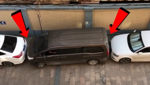 DA NIJE TESNO? Nikakav problem kad je majstor za volanom! Snimak ostavio ljude u neverici (VIDEO) DA NIJE TESNO? Nikakav problem kad je majstor za volanom! Snimak ostavio ljude u neverici (VIDEO)