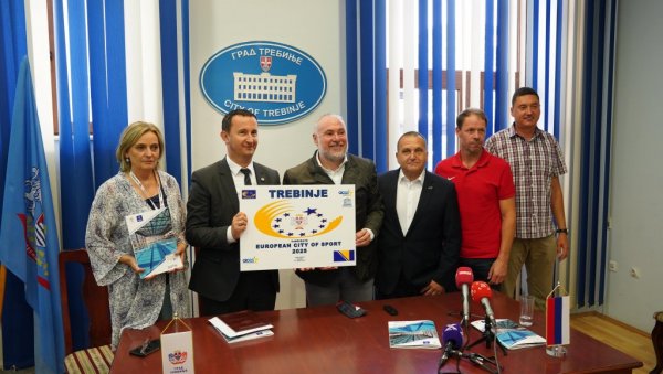 ДЕЛЕГАЦИЈА ЕВРОПСКОГ АЦЕС-А НА ЈУГУ СРПСКЕ: Требиње све ближи титули спортског града ДЕЛЕГАЦИЈА ЕВРОПСКОГ АЦЕС-А НА ЈУГУ СРПСКЕ: Требиње све ближи титули спортског града