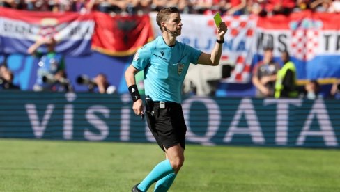 ON ĆE DELITI PRAVDU! UEFA odredila: Arbitar koji je sudio Hrvatska - Albanija delegiran za utakmicu Srbija - Danska ON ĆE DELITI PRAVDU! UEFA odredila: Arbitar koji je sudio Hrvatska - Albanija delegiran za utakmicu Srbija - Danska