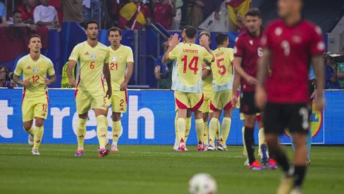 ŠPANIJA FURIOZNO DO OSMINE FINALA: Furija pobedila Albaniju i savršeno završila grupnu fazu na EURO 2024 (FOTO/VIDEO) ŠPANIJA FURIOZNO DO OSMINE FINALA: Furija pobedila Albaniju i savršeno završila grupnu fazu na EURO 2024 (FOTO/VIDEO)