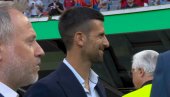 NOVAK ĐOKOVIĆ NASMEJAO SVE DO SUZA: Ovo je poručio fudbalerima Srbije pred meč sa Danskom!