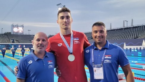 ISTORIJSKO ZLATO ZA PLIVAČKI KLUB PROLETER: Nikola Aćin osvojio zlato ISTORIJSKO ZLATO ZA PLIVAČKI KLUB PROLETER: Nikola Aćin osvojio zlato