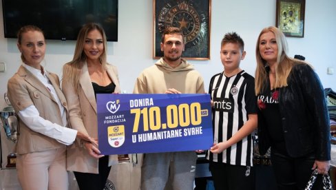 GOLEADA HUMANOSTI FUDBALERA VELIKOG SRCA: Fondacija Mozzart donirala 7.820.000 dinara tokom Superlige GOLEADA HUMANOSTI FUDBALERA VELIKOG SRCA: Fondacija Mozzart donirala 7.820.000 dinara tokom Superlige
