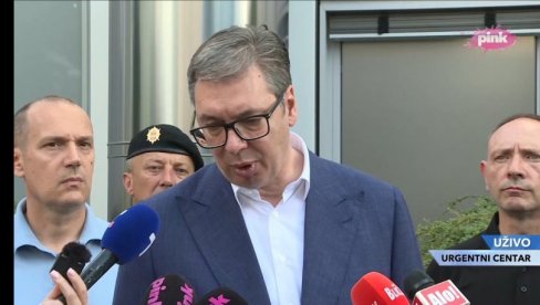 U TOKU POTRAGA ZA JOŠ JEDNOM OSOBOM: Vučić posle teroritičkog napada u Beogradu U TOKU POTRAGA ZA JOŠ JEDNOM OSOBOM: Vučić posle teroritičkog napada u Beogradu