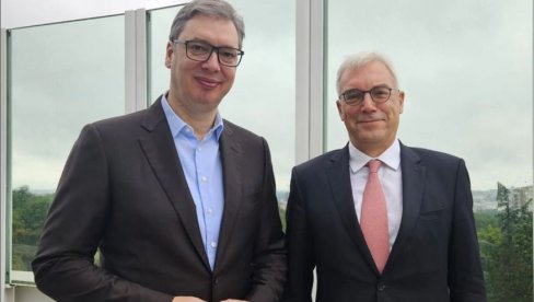 VUČIĆ SA ALEKSANDROM GRUŠKOM: Hvala Rusiji na podršci koju je pružila Srbiji (FOTO) VUČIĆ SA ALEKSANDROM GRUŠKOM: Hvala Rusiji na podršci koju je pružila Srbiji (FOTO)