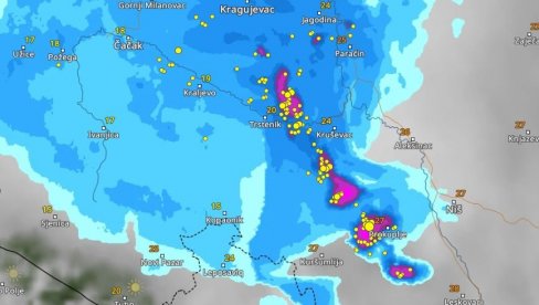 (MAPA) OLUJA OPUSTOŠILA CRNU GORU, SADA IDE KA SRBIJI: Prva na udaru ova dva grada, evo kako će se kretati nevreme (FOTO) (MAPA) OLUJA OPUSTOŠILA CRNU GORU, SADA IDE KA SRBIJI: Prva na udaru ova dva grada, evo kako će se kretati nevreme (FOTO)
