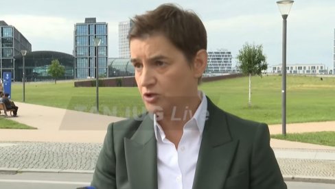 BRNABIĆ SE OBRATILA IZ BERLINA: Veliko je interesovanje nemačke privrede za Srbiju (VIDEO) BRNABIĆ SE OBRATILA IZ BERLINA: Veliko je interesovanje nemačke privrede za Srbiju (VIDEO)