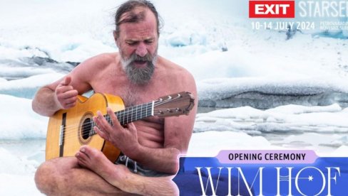 Wim Hof na otvaranju EXIT festivala! Wim Hof na otvaranju EXIT festivala!