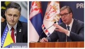 VUČIĆ O IZJAVI BEĆIROVIĆA: Ti kojima se žuri u sukobe, neka dobro razmisle šta rade VUČIĆ O IZJAVI BEĆIROVIĆA: Ti kojima se žuri u sukobe, neka dobro razmisle šta rade