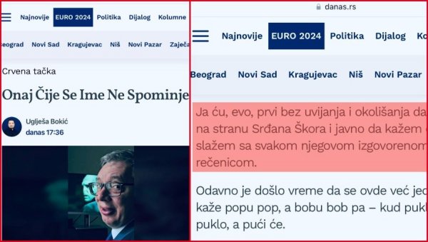 ОПОЗИЦИОНИ “ДАНАС” СА УДАРНОГ МЕСТА ПОРУЧУЈЕ: Да, Данила Вучића треба убити уранијумом у руднику! (ФОТО) ОПОЗИЦИОНИ “ДАНАС” СА УДАРНОГ МЕСТА ПОРУЧУЈЕ: Да, Данила Вучића треба убити уранијумом у руднику! (ФОТО)