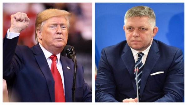 ФИЦО РАЗГОВАРАО СА ТРАМПОМ: Главна тема - рат у Украјини ФИЦО РАЗГОВАРАО СА ТРАМПОМ: Главна тема - рат у Украјини
