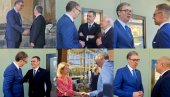 VUČIĆ NA SAMITU U LONDONU: Važni i brojni susreti srpskog predsednika sa svetskim zvaničnicima (VIDEO) VUČIĆ NA SAMITU U LONDONU: Važni i brojni susreti srpskog predsednika sa svetskim zvaničnicima (VIDEO)