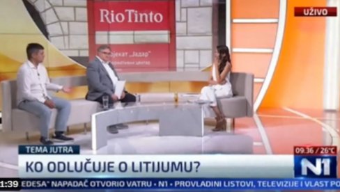 NOVINAR N1: Portugal će kopati litijum iako ga ima manje od Srbiji i rizičniji je po životnu sredinu (VIDEO) NOVINAR N1: Portugal će kopati litijum iako ga ima manje od Srbiji i rizičniji je po životnu sredinu (VIDEO)