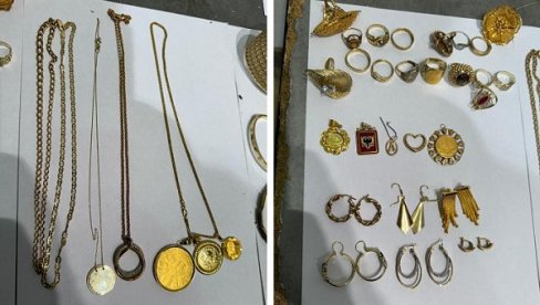 U DVA SLUČAJA ZAPLENJENO VIŠE OD 1,5 KILOGRAM ZLATNOG NAKITA: Bogat ulov carinika i policije na Horgošu i Bačkim vinogradima