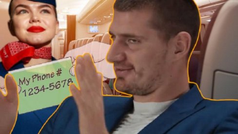 E, TO JE JOKIĆ: Stujardesa mu dala broj - on papirić bacio kroz prozor E, TO JE JOKIĆ: Stujardesa mu dala broj - on papirić bacio kroz prozor