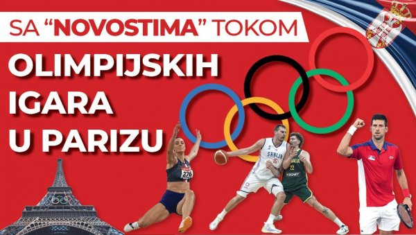 СА НОВОСТИМА ТОКОМ ОЛИМПИЈСКИХ ИГАРА: Пратите дешавања из Париза на начин који до сада није виђен на овим просторима! СА НОВОСТИМА ТОКОМ ОЛИМПИЈСКИХ ИГАРА: Пратите дешавања из Париза на начин који до сада није виђен на овим просторима!