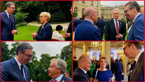 SVI IMAMO ZAJEDNIČKU ŽELJU... Vučić razgovarao sa brojnim evropskim i svetskim zvaničnicima u Parizu (FOTO) SVI IMAMO ZAJEDNIČKU ŽELJU... Vučić razgovarao sa brojnim evropskim i svetskim zvaničnicima u Parizu (FOTO)