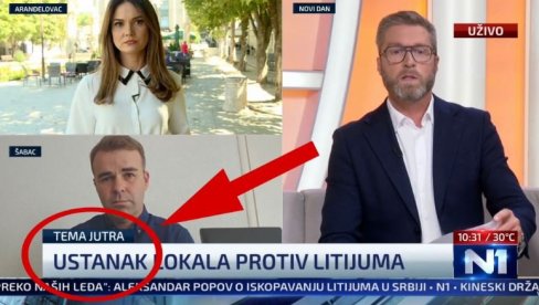 N1 HUŠKA LJUDE NA GRAĐANSKI RAT: Propale proteste opozicije protiv litijuma naziva ustankom?! N1 HUŠKA LJUDE NA GRAĐANSKI RAT: Propale proteste opozicije protiv litijuma naziva ustankom?!