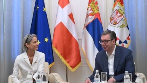 DANSKA JEDAN OD NAJZNAČAJNIJIH SKANDINAVSKIH PARTNERA: Vučić primio u oproštajnu posetu ambasadorku Šajn DANSKA JEDAN OD NAJZNAČAJNIJIH SKANDINAVSKIH PARTNERA: Vučić primio u oproštajnu posetu ambasadorku Šajn