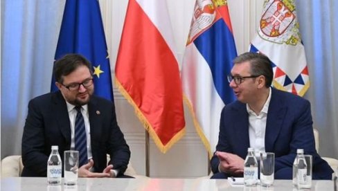 ЗАХВАЛИО САМ НА ПОДРШЦИ КОЈУ ПОЉСКА ПРУЖА СРБИЈИ: Председник Вучић примио у опроштајну посету амбасадора Перла ЗАХВАЛИО САМ НА ПОДРШЦИ КОЈУ ПОЉСКА ПРУЖА СРБИЈИ: Председник Вучић примио у опроштајну посету амбасадора Перла
