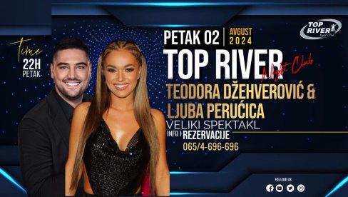 SPEKTAKL U AKVA PARKU JUGOVO: Novosti dele ulaznice za koncert Teodore DŽehverović i LJube Perućice SPEKTAKL U AKVA PARKU JUGOVO: Novosti dele ulaznice za koncert Teodore DŽehverović i LJube Perućice
