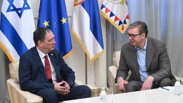 ВУЧИЋ СА АМБАСАДОРОМ ИЗРАЕЛА: Све државе да уложе напоре за постизање одрживог мира ВУЧИЋ СА АМБАСАДОРОМ ИЗРАЕЛА: Све државе да уложе напоре за постизање одрживог мира