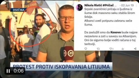 NA OPOZICIONOM SKUPU I ČOVEK KOJI PRIŽELJKUJE UJEDINJENJE KOSOVA I ALBANIJE! SRAMOTA: Evo šta je pisao aktivista (VIDEO) NA OPOZICIONOM SKUPU I ČOVEK KOJI PRIŽELJKUJE UJEDINJENJE KOSOVA I ALBANIJE! SRAMOTA: Evo šta je pisao aktivista (VIDEO)