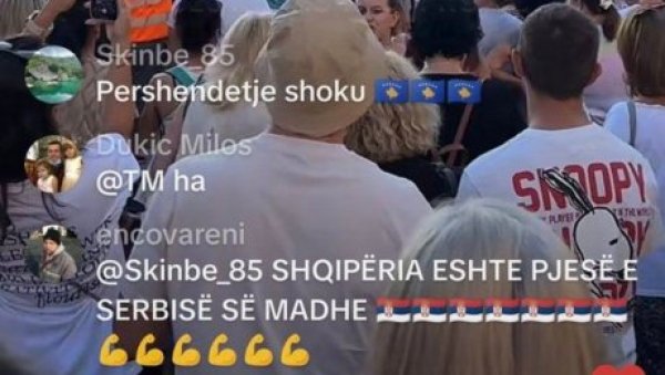 ЂИЛАС И ШОЛАК ДОВУКЛИ АЛБАНЦЕ НА ПРОТЕСТ: Главни УЧК бот Халил Ибрахим уживо снима скуп у Београду ЂИЛАС И ШОЛАК ДОВУКЛИ АЛБАНЦЕ НА ПРОТЕСТ: Главни УЧК бот Халил Ибрахим уживо снима скуп у Београду