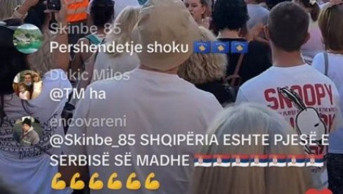 ĐILAS I ŠOLAK DOVUKLI ALBANCE NA PROTEST: Glavni UČK bot Halil Ibrahim uživo snima skup u Beogradu ĐILAS I ŠOLAK DOVUKLI ALBANCE NA PROTEST: Glavni UČK bot Halil Ibrahim uživo snima skup u Beogradu
