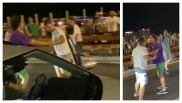 ТУЧА НА ГАЗЕЛИ: Хаос на протестима (ВИДЕО) ТУЧА НА ГАЗЕЛИ: Хаос на протестима (ВИДЕО)