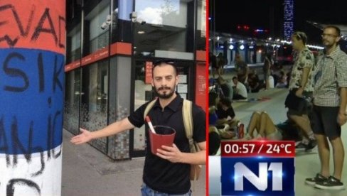 SRBIJU BLOKIRA I ČOVEK KOJI JE UNIŠTAVAO SRPSKE ZASTAVE PO NOVOM SADU! Unuk osvedočenog srbomrsca na Đilasovim protestima SRBIJU BLOKIRA I ČOVEK KOJI JE UNIŠTAVAO SRPSKE ZASTAVE PO NOVOM SADU! Unuk osvedočenog srbomrsca na Đilasovim protestima