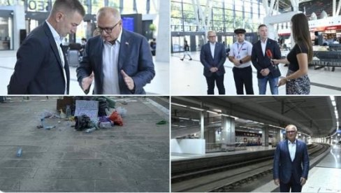 УСПОСТАВЉЕН ЈЕ РЕДОВАН ЖЕЛЕЗНИЧКИ САОБРАЋАЈ Весић: Организаторе ове блокаде тужићемо за накнаду штете (ФОТО) УСПОСТАВЉЕН ЈЕ РЕДОВАН ЖЕЛЕЗНИЧКИ САОБРАЋАЈ Весић: Организаторе ове блокаде тужићемо за накнаду штете (ФОТО)