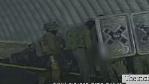 (UZNEMIRUJUĆE) PROCURIO SNIMAK: Izraelski vojnici siluju palestinskog zatvorenika (VIDEO) (UZNEMIRUJUĆE) PROCURIO SNIMAK: Izraelski vojnici siluju palestinskog zatvorenika (VIDEO)