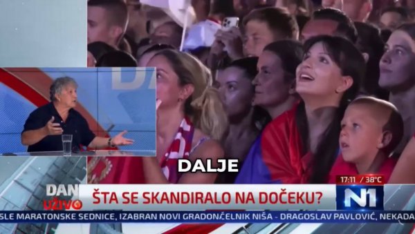 НАЈОДВРАТНИЈИ НАПАД НА СРПСКЕ ОЛИМПИЈЦЕ НА Н1: Дочек је био националистичка фарса, ударили на Новака и остале спортисте због певања (ВИДЕО) НАЈОДВРАТНИЈИ НАПАД НА СРПСКЕ ОЛИМПИЈЦЕ НА Н1: Дочек је био националистичка фарса, ударили на Новака и остале спортисте због певања (ВИДЕО)