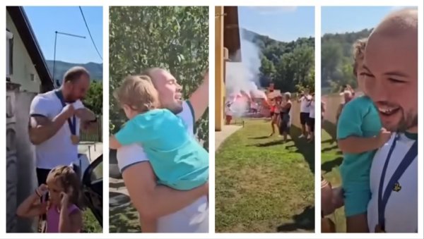 ОВО НИЈЕ ОЧЕКИВАО! Ево шта су ташта и таст урадили када је Душан Мандић донео треће олимпијско злато у ватерполу (ВИДЕО) ОВО НИЈЕ ОЧЕКИВАО! Ево шта су ташта и таст урадили када је Душан Мандић донео треће олимпијско злато у ватерполу (ВИДЕО)