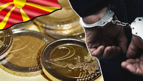 FALSIFIKOVAO MILIONE EVRA: Uhapšen službenik u Severnoj Makedoniji, sumnja se da je falsifikovao novac FALSIFIKOVAO MILIONE EVRA: Uhapšen službenik u Severnoj Makedoniji, sumnja se da je falsifikovao novac