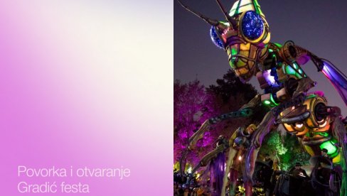 OGROMNI INSEKT STIŽE IZ NICE: Performans Microcosmos deo tradicionalne povorke ovogodišnjeg Gradić festa u Novom Sadu OGROMNI INSEKT STIŽE IZ NICE: Performans Microcosmos deo tradicionalne povorke ovogodišnjeg Gradić festa u Novom Sadu