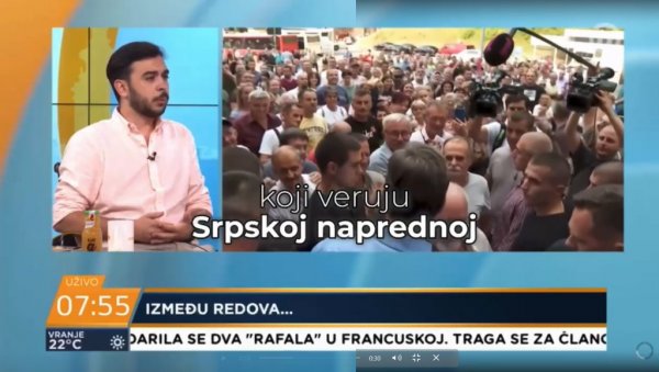 ОПОЗИЦИОНИ НОВИНАР ПРИЗНАО: Вучићев дијалог са народом није фингиран, људи му верују, а одговарао је и на питања критичара (ВИДЕО) ОПОЗИЦИОНИ НОВИНАР ПРИЗНАО: Вучићев дијалог са народом није фингиран, људи му верују, а одговарао је и на питања критичара (ВИДЕО)