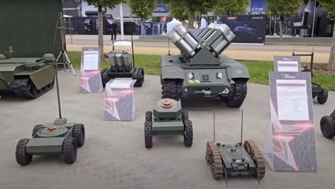 PAMETNA MINSKA POLJA I PROTIVOKLOPNI SISTEMI: Na Armiji 2024 predstavljena robotizovana vozila impuls i žalo PAMETNA MINSKA POLJA I PROTIVOKLOPNI SISTEMI: Na Armiji 2024 predstavljena robotizovana vozila impuls i žalo