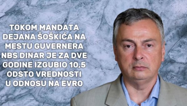 БРОЈКЕ ПОКАЗУЈУ: Нико није био погубнији по српску економију од Дејана Шошкића! (ВИДЕО) БРОЈКЕ ПОКАЗУЈУ: Нико није био погубнији по српску економију од Дејана Шошкића! (ВИДЕО)
